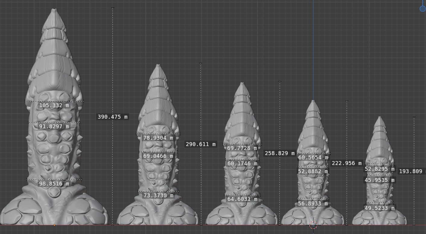 L’Uruk Hai "Long" - Gode Bicolore Marbrés & Bi-Tons