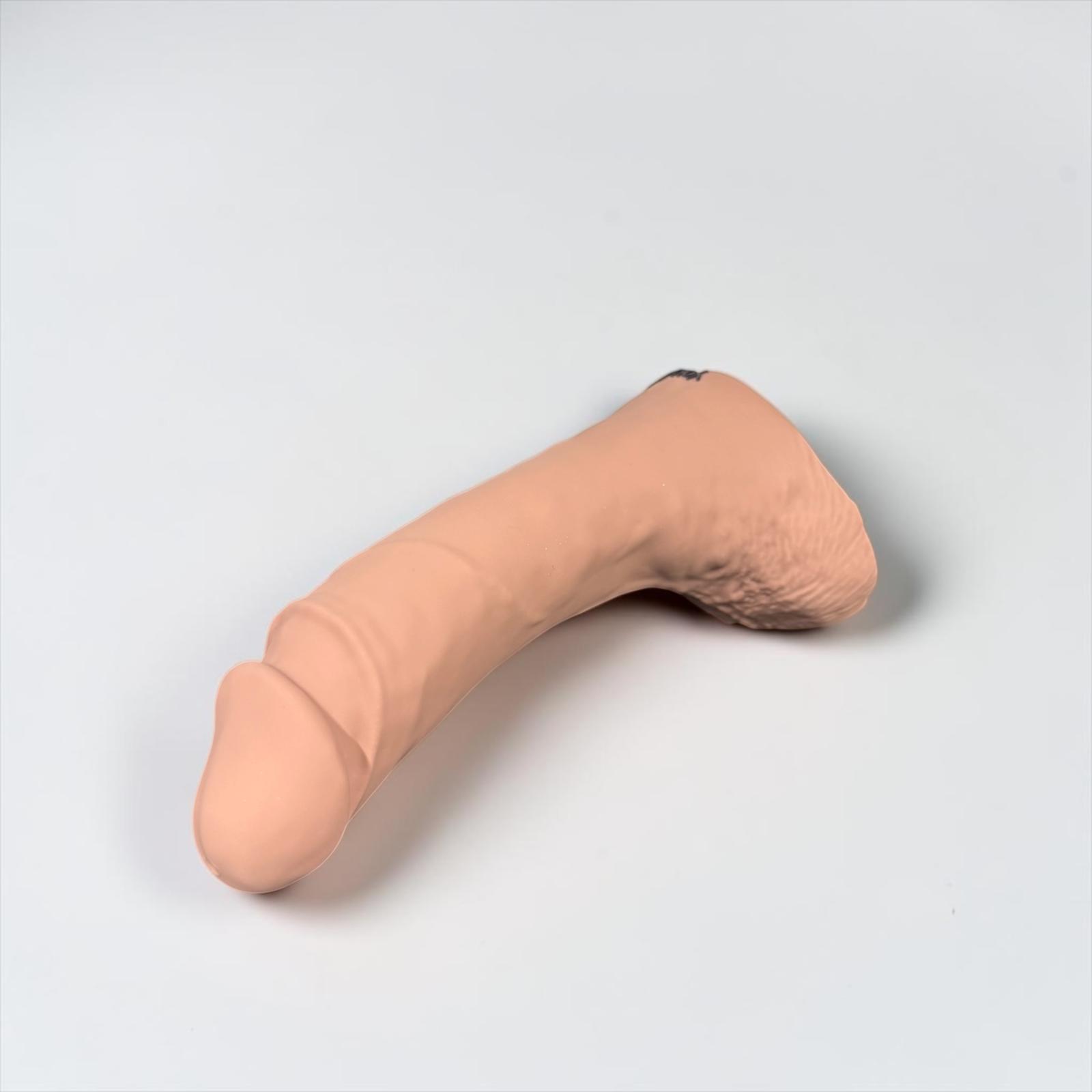Gode réaliste silicone, courbée point G point P Kamoulox