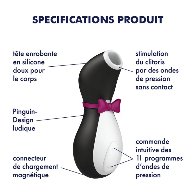 Stimulateur de clitoris Aspiration Satisfyer Pro Penguin