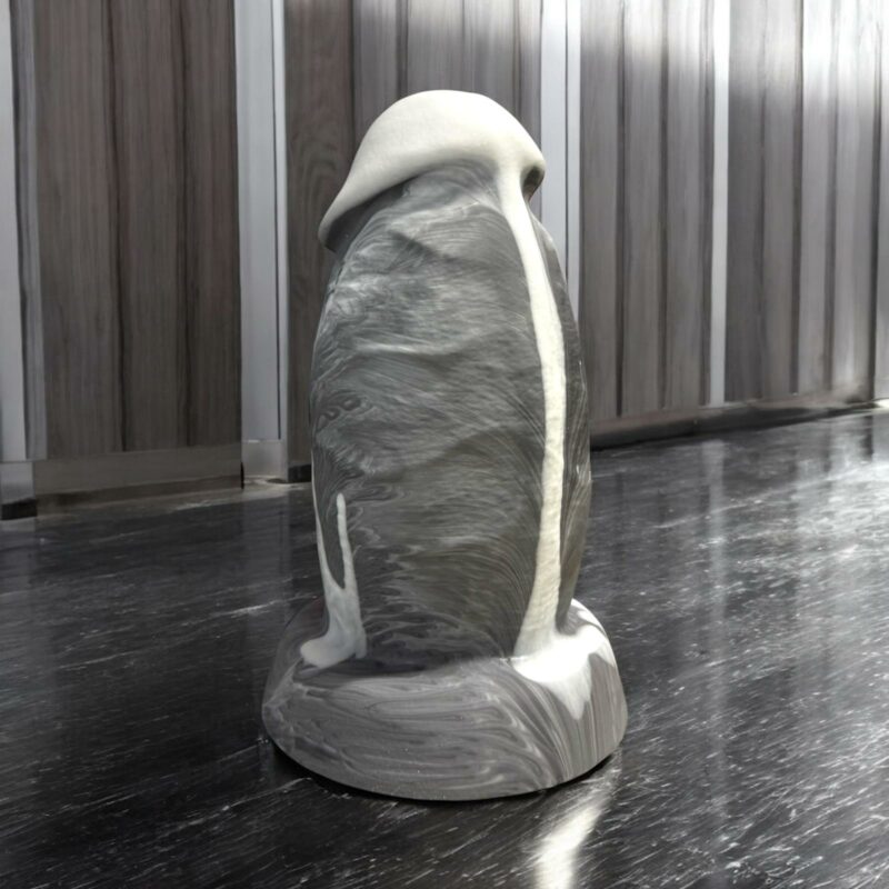 Le "Fat Boy" - Gode Bicolor Satinée - Mate - Métallisée