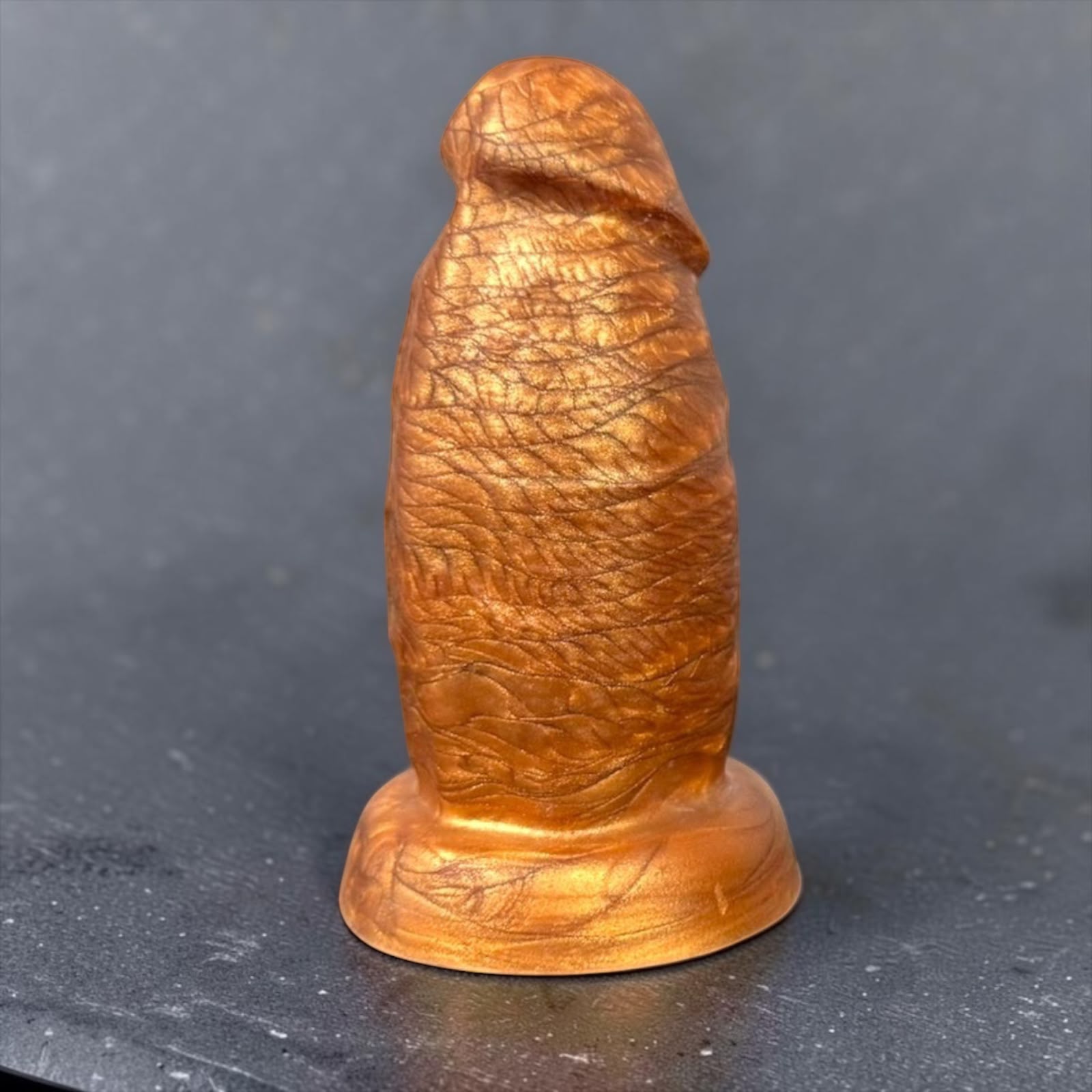 Gode silicone court et large