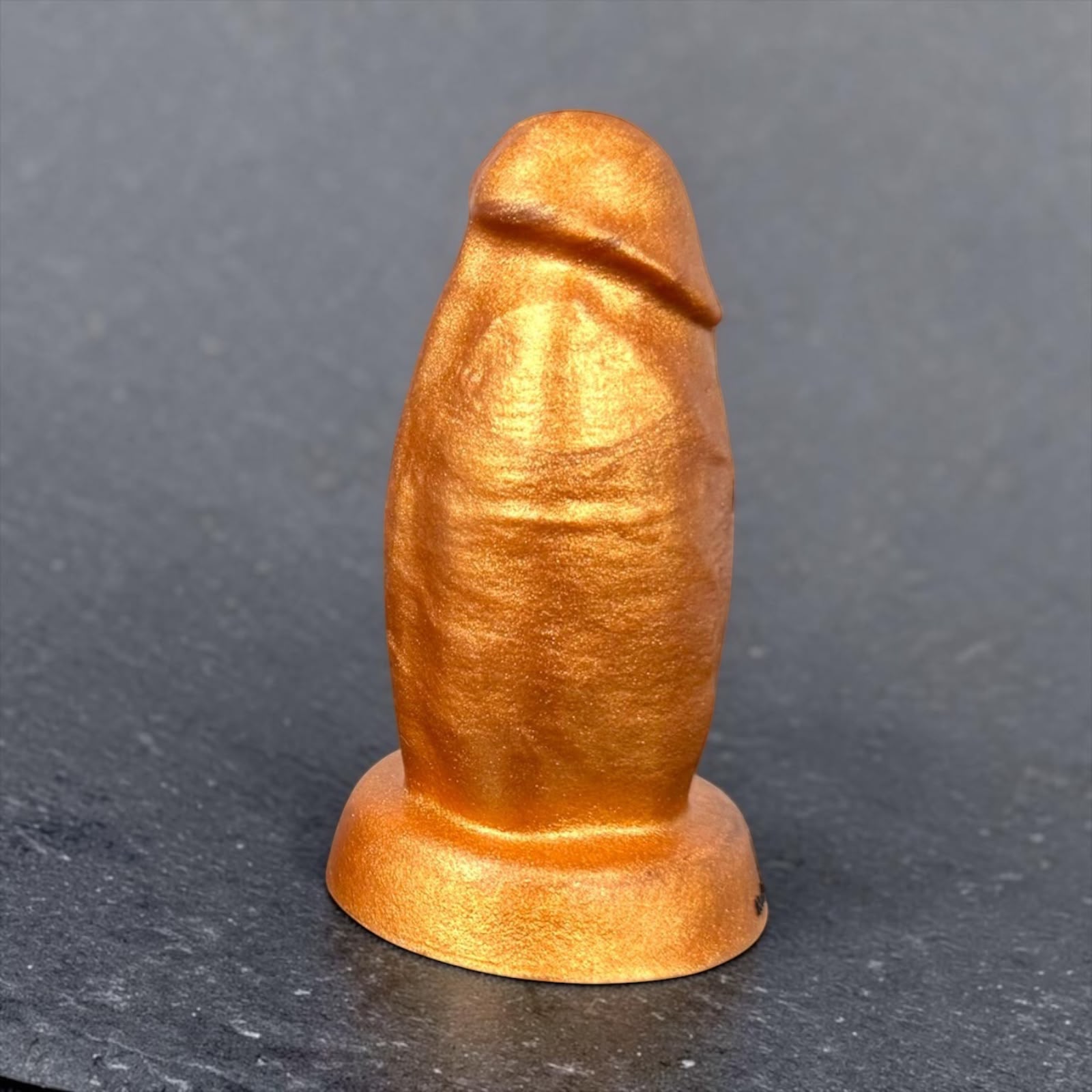 Gode silicone court et large