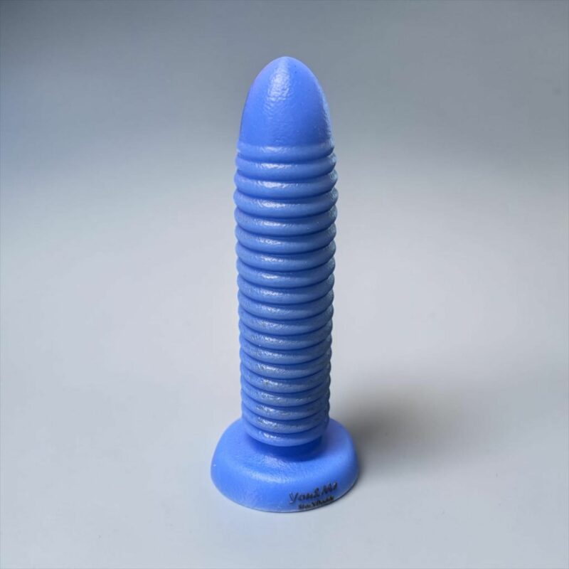 Gode StarXdaddy en silicone avec texture annelée et base large, fabrication artisanale française You&Me
