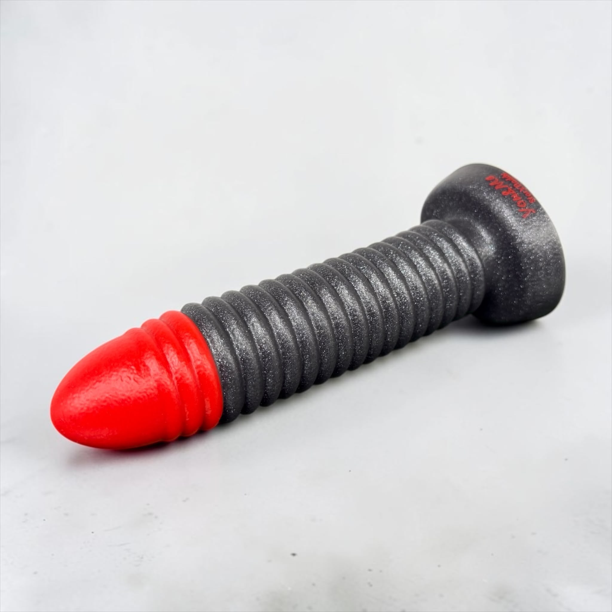 Gode StarXdaddy en silicone avec texture annelée et base large, fabrication artisanale française You&Me