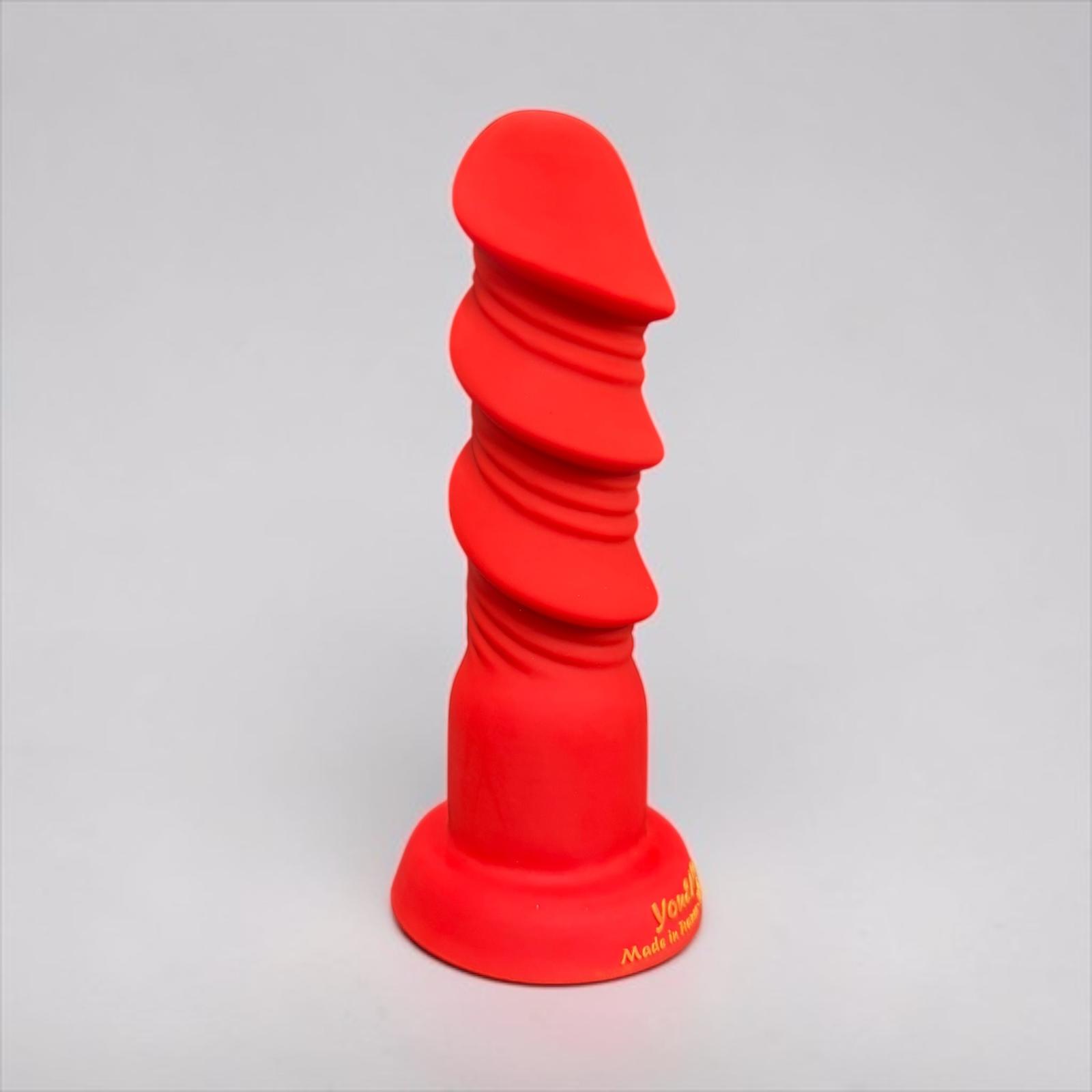 Gode HeadBanger en silicone rouge – You & Me FrenchToys