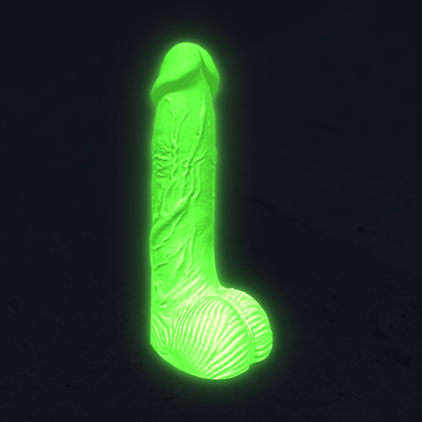 Le Old School – gode phosphorescent vert de nuit